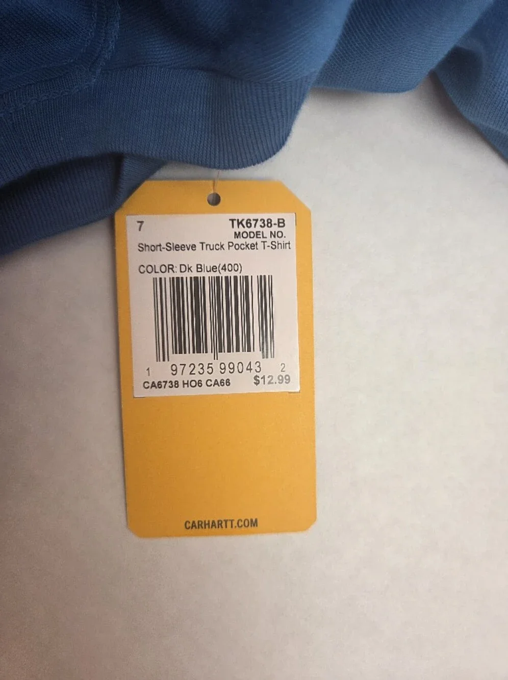 Carhartt Blue Graphic Short Sleeve Tee for Kids - Picture 2 of 6